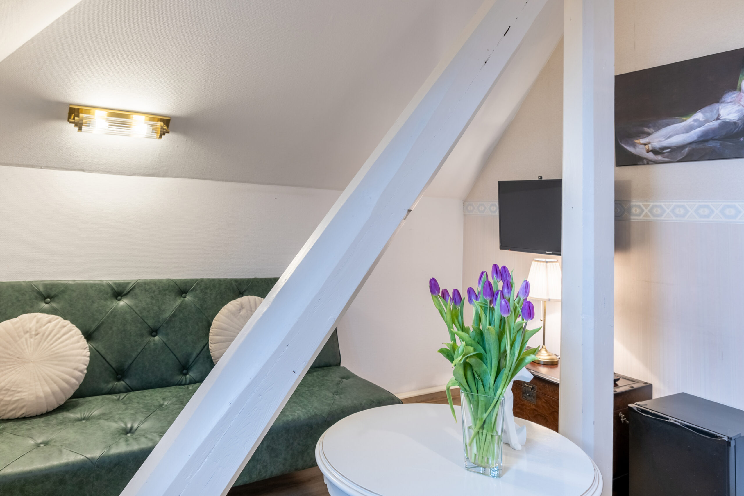Suite im Schlossberg Hotel Wernigerode - großzügiger Wohnbereich in der Villa Frühling