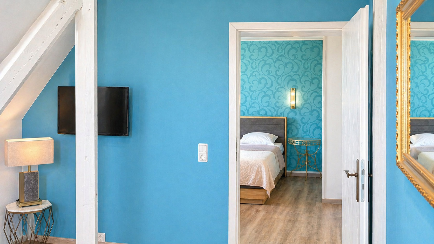 Zi 36 Blick Nebenzimmer Schlafzimmer